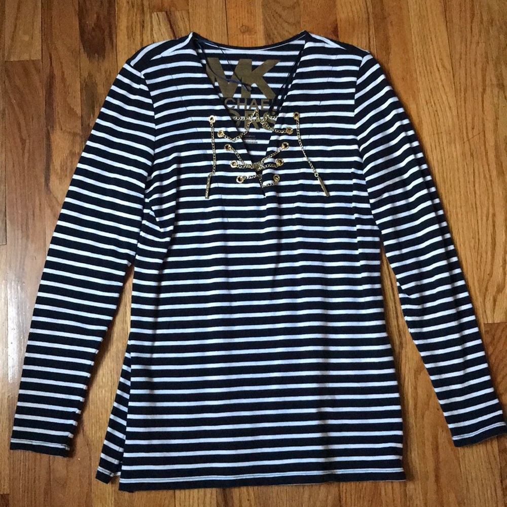 Michael Kors stripped top size Petite S